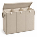 Triple-Section Laundry Hamper