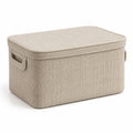 Lidded Fabric Storage Basket
