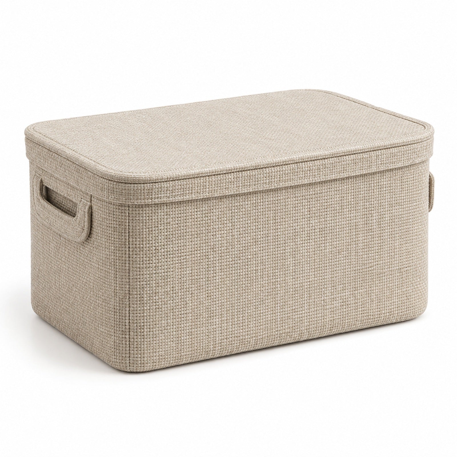 Lidded Fabric Storage Basket