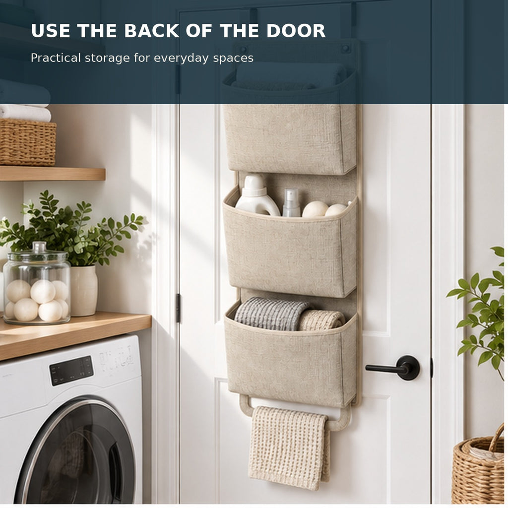 Over-Door Laundry Organizer