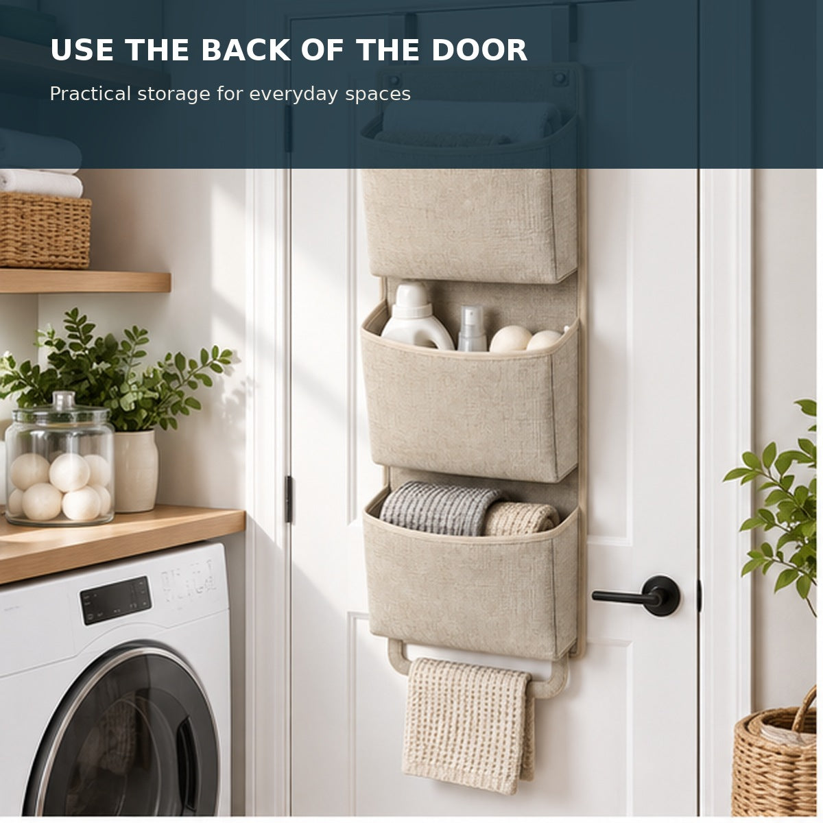 Over-Door Laundry Organizer
