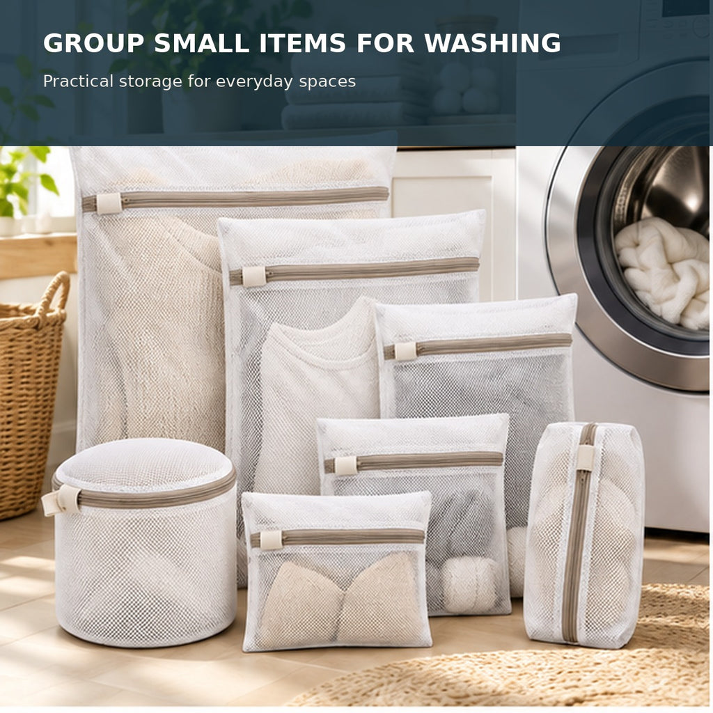 Mesh Laundry Wash Bag Set