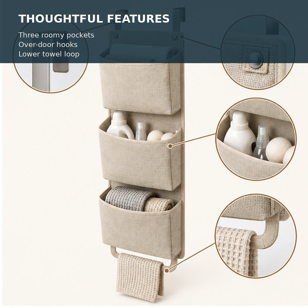 Over-Door Laundry Organizer