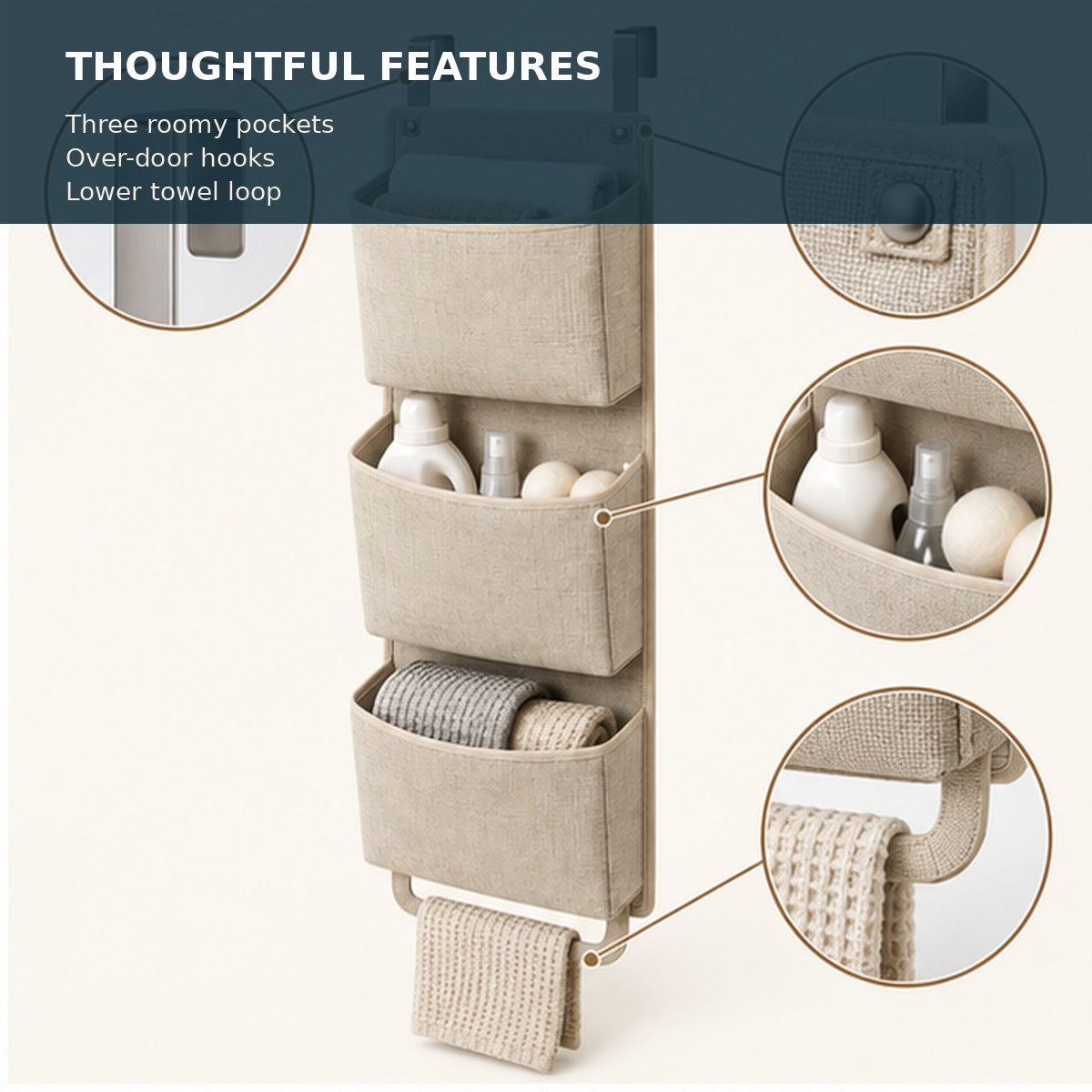 Over-Door Laundry Organizer