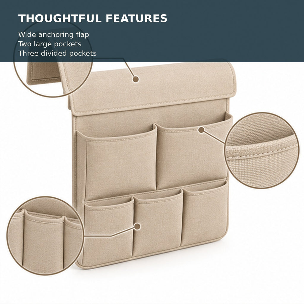 Bedside Pocket Organizer