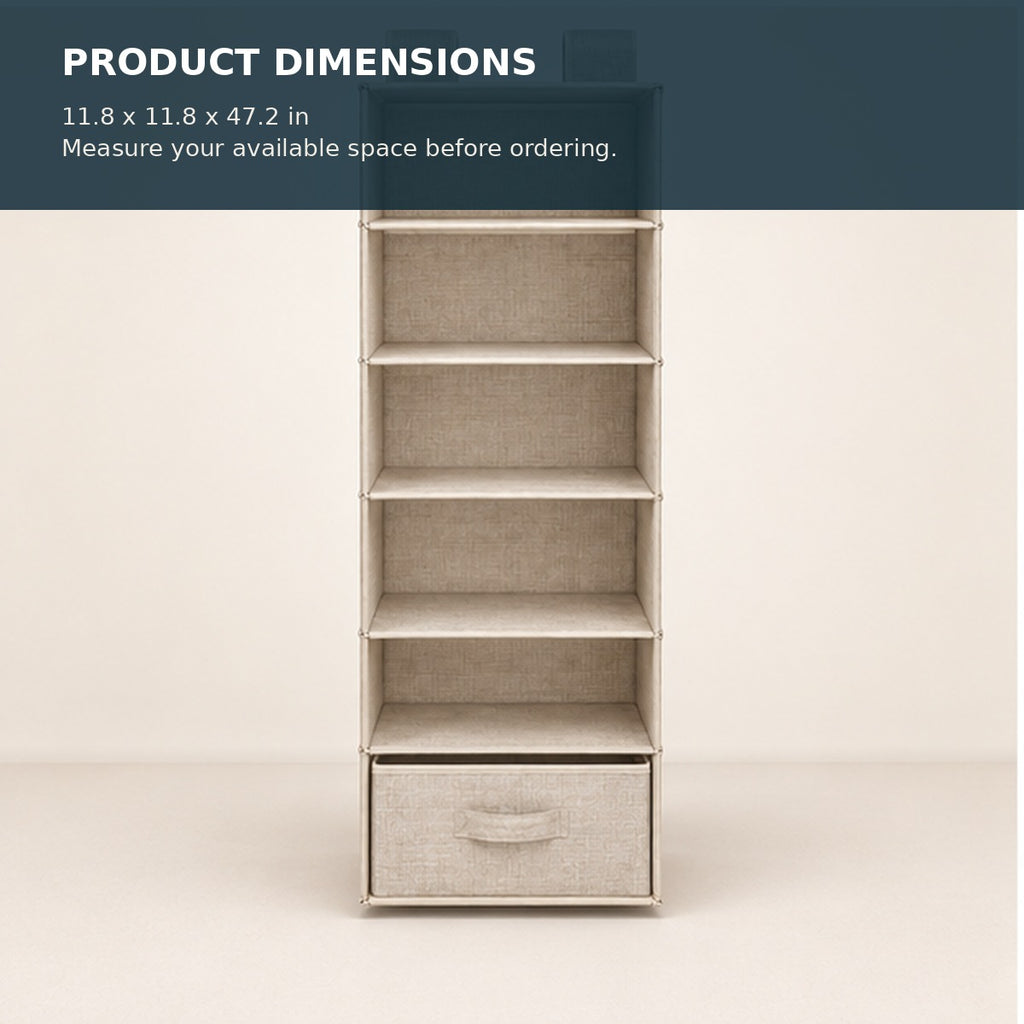 Hanging Closet Shelf Organizer