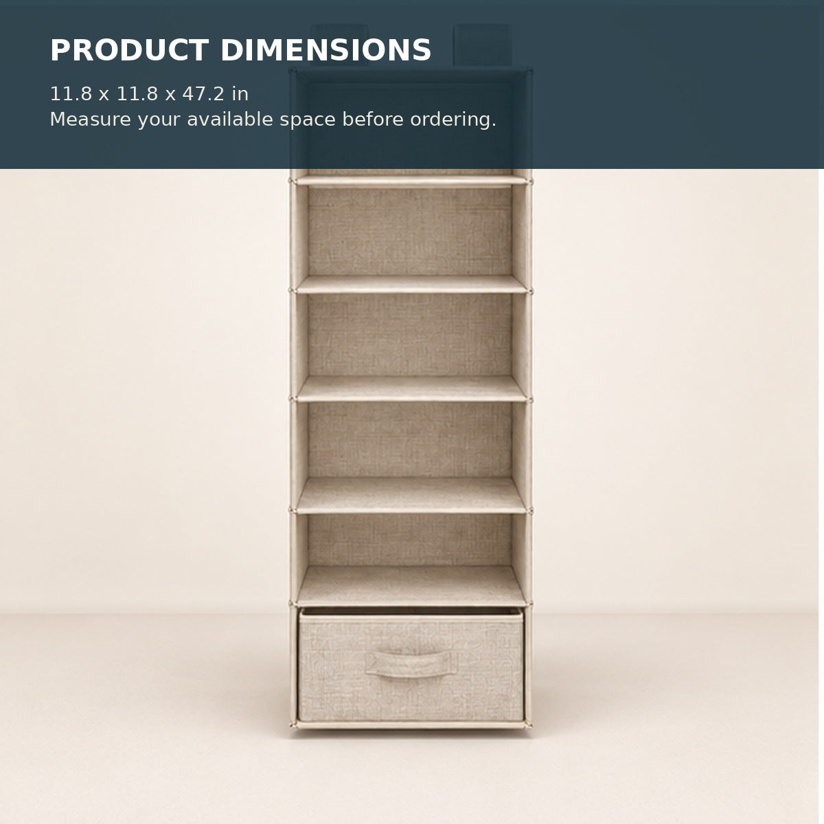 Hanging Closet Shelf Organizer